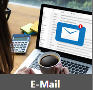 Bildschirm mit eMail-Programm